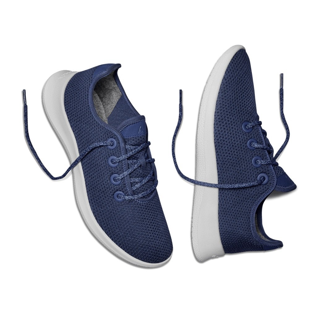 Allbirds Women\'s Tree Runners - Sneakers Navy - XUN092187